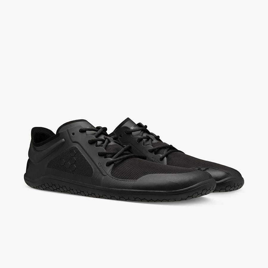 Black Women's Vivobarefoot Primus Lite III Hiking Shoes | Philippines 0136YXFU